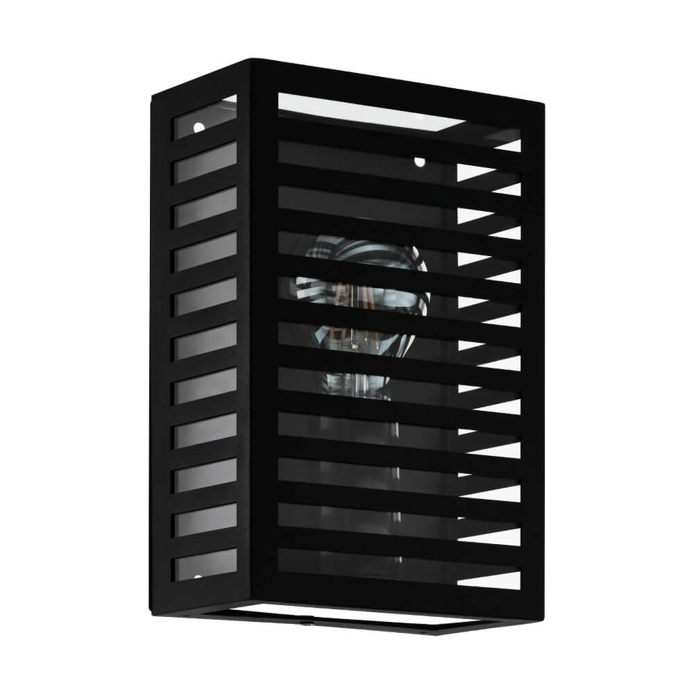 Schwarze Außenlampe Alamonte 3