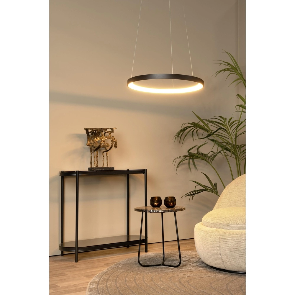 Pendellampe Vidal Ø 58 cm schwarz Lucide 5411212460912