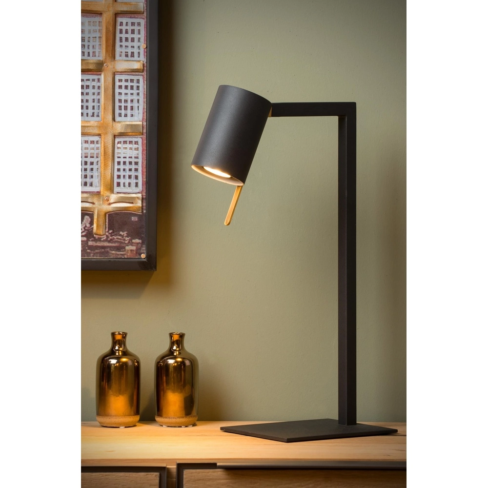 Moderne Schreibtischlampe Lesley Schwarz Lucide 5411212031129