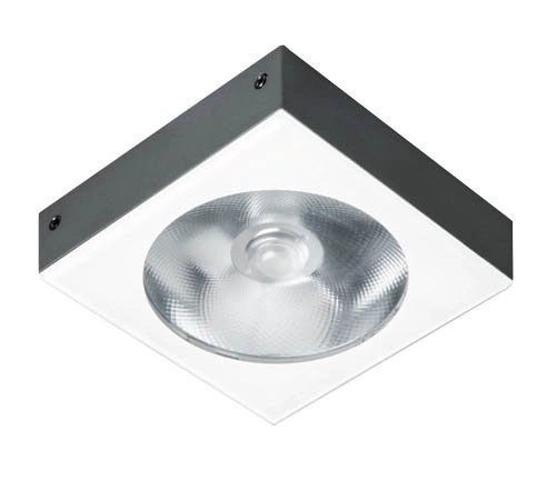 LED Deckenstrahler Plound 10W - 3000k - 11 cm Anthrazit