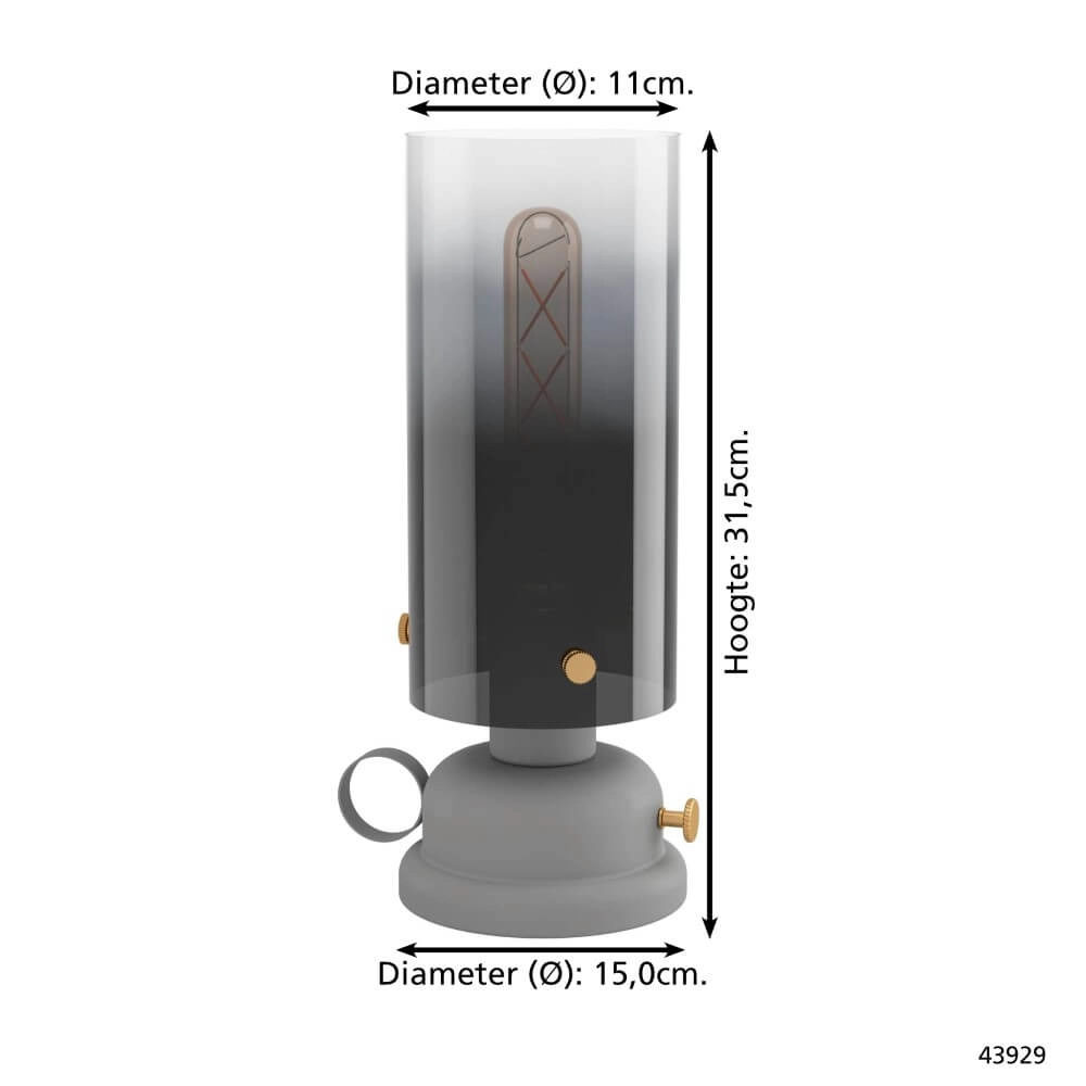 Laternen-Tischlampe Gargrave Eglo 9002759439293