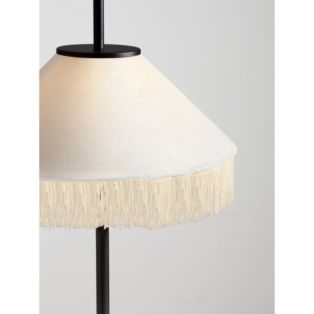 Tiffany-Tischlampe Velvy Beige Lyora 5212017493804