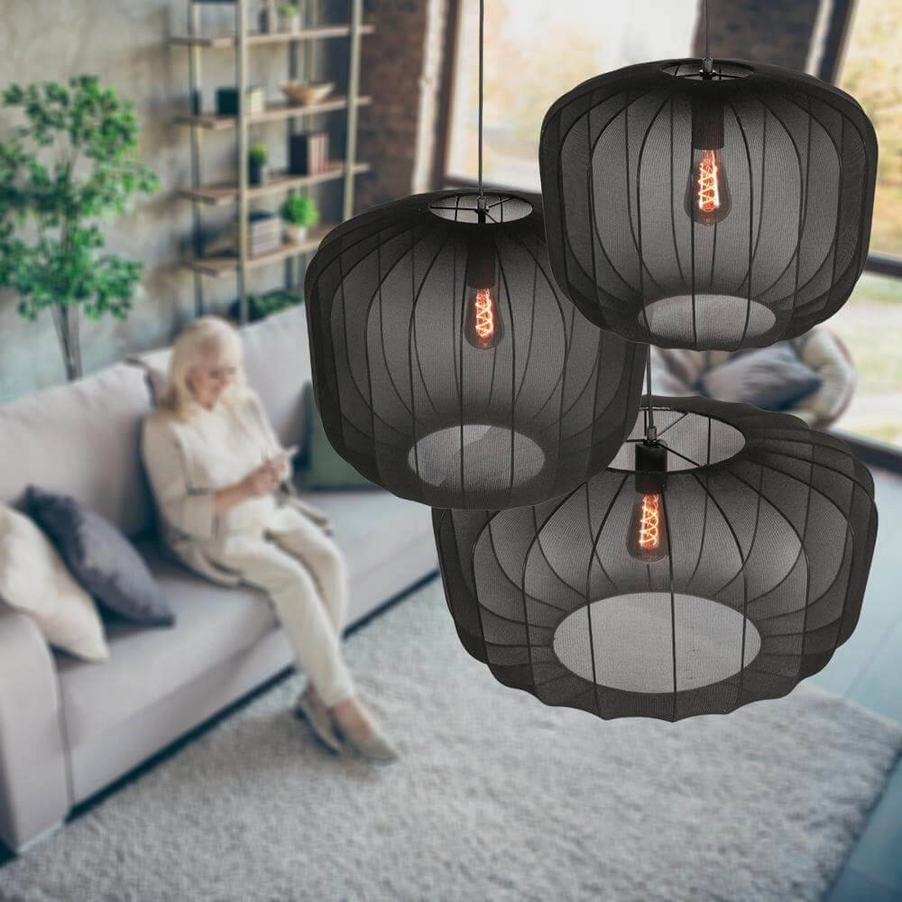Böhmische Pendelleuchte Sable Ø 45cm Steinhauer 8712746177893