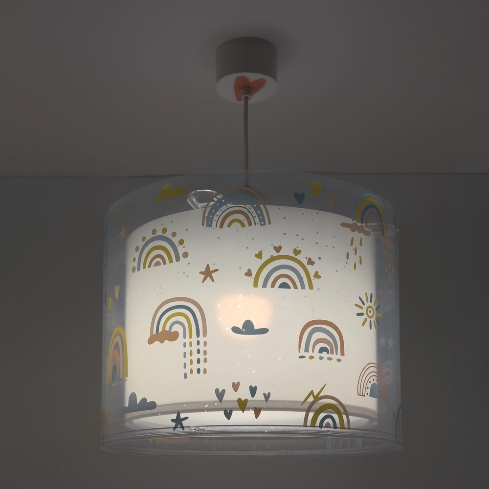 Pendelleuchte Rainbow rosa für Kinderzimmer Dalber 8420406002569