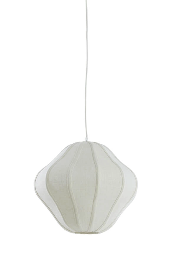 Weiße Pendelleuchte Sukau Ø 38,5cm Light & Living 8717807763732