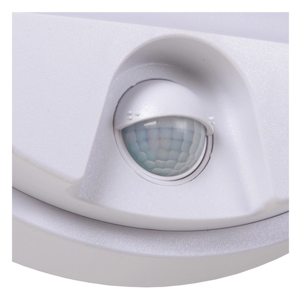Elegante Wandlampe Hups Ir Ø 21 cm weiß mit Sensor Lucide 5411212221582