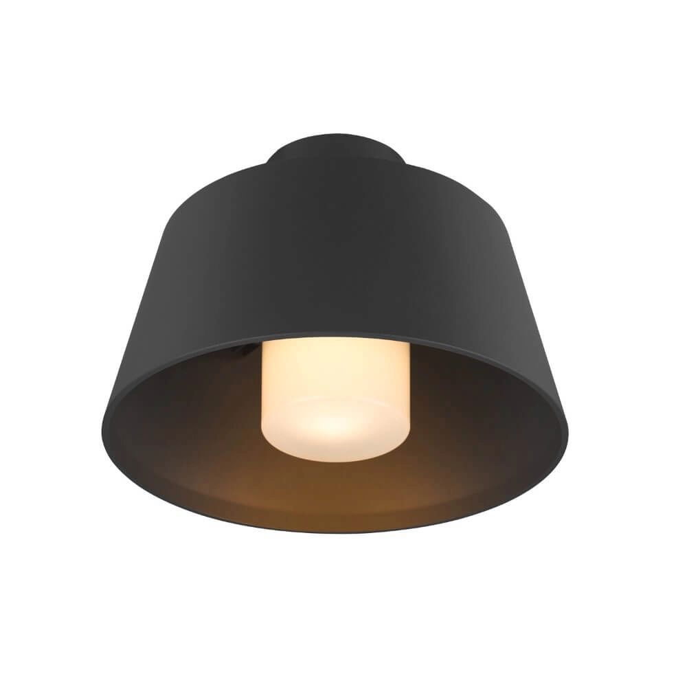 Veranda-Deckenlampe Photoni schwarz - Ø 25cm