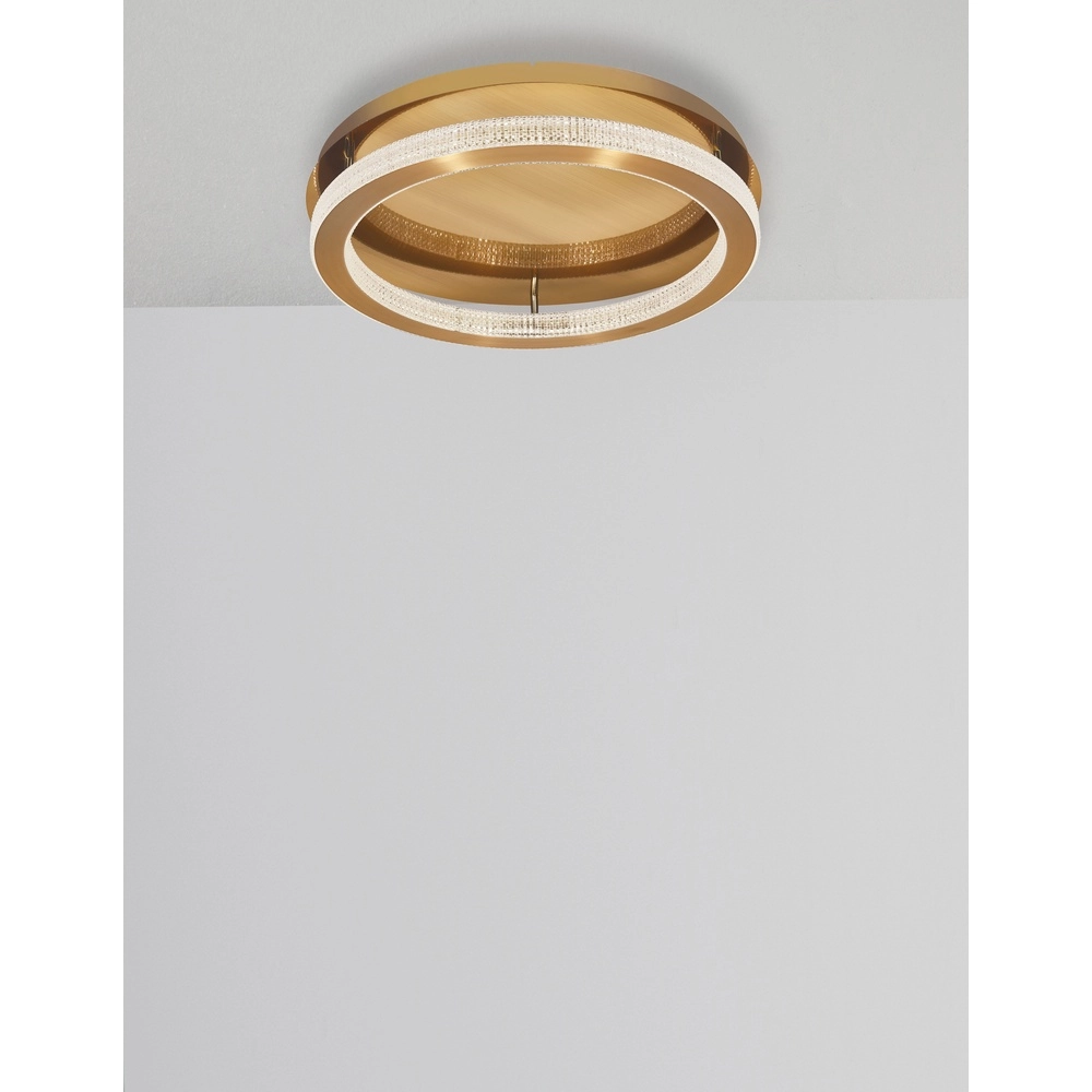 Deckenlampe Fiore gold Ø 40cm Lyora 5212017424150