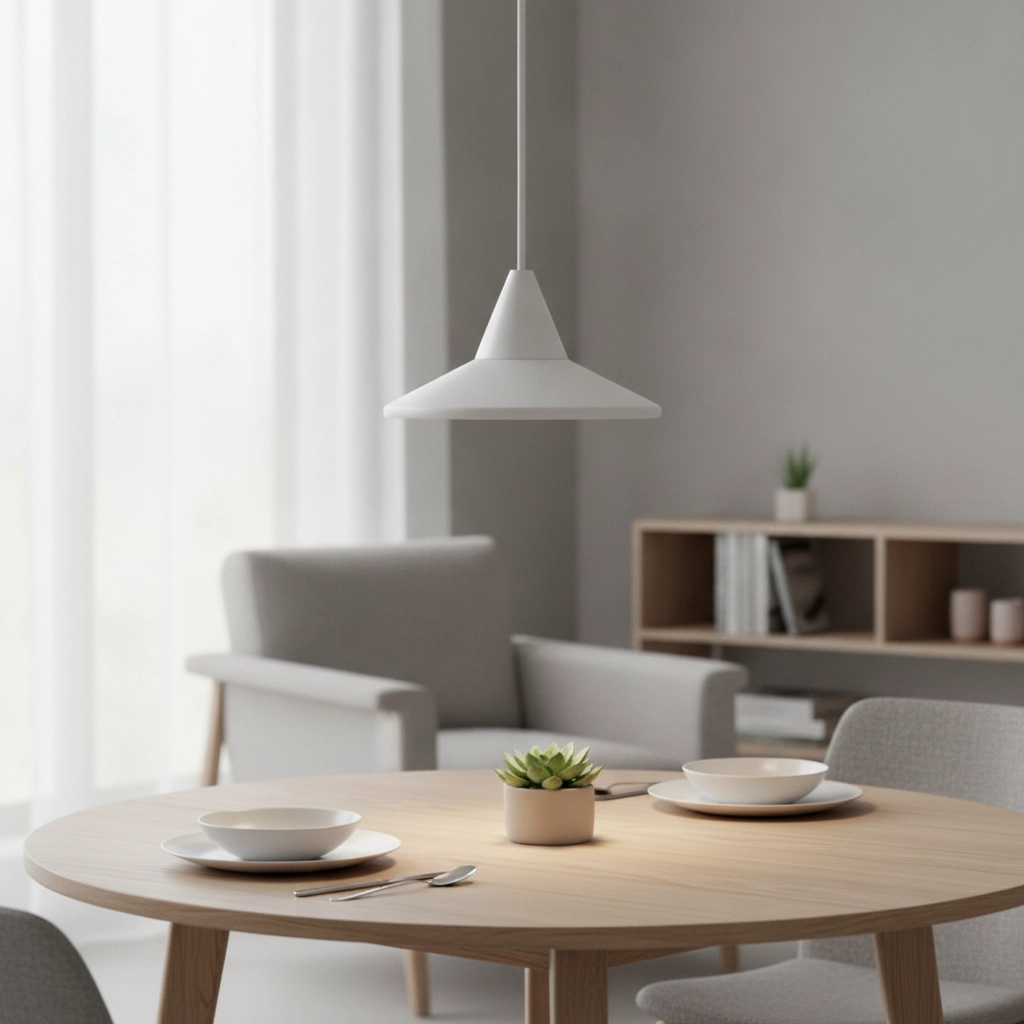 Pendelleuchte Dro schlankes Design weiß