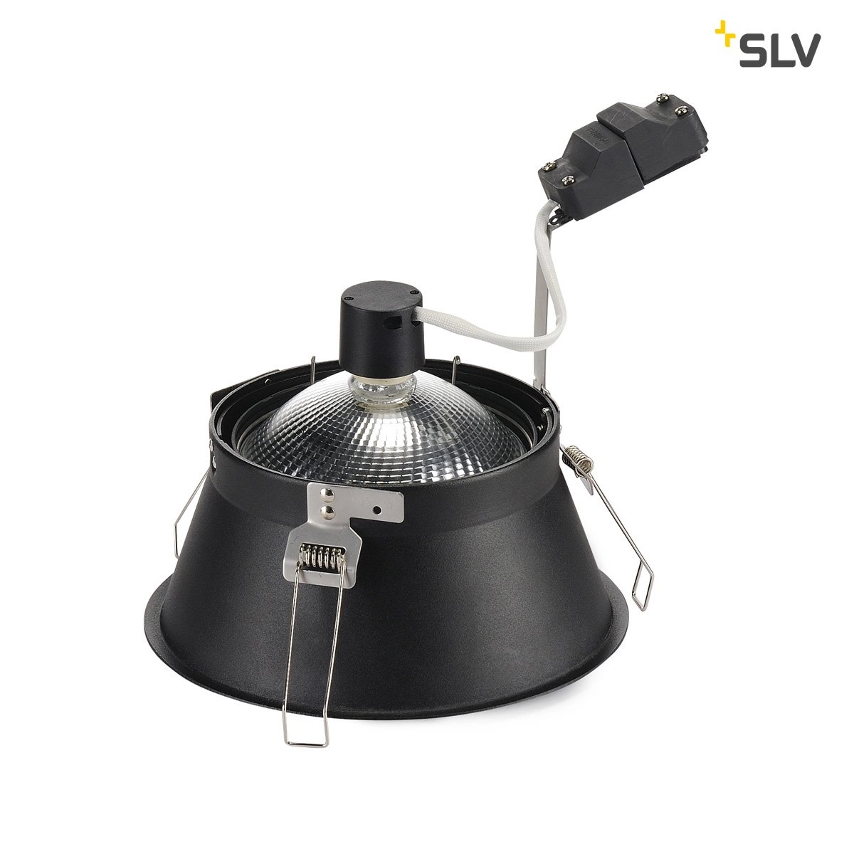 Einbaustrahler Horn 18,5 cm schwarz SLV 4024163168724
