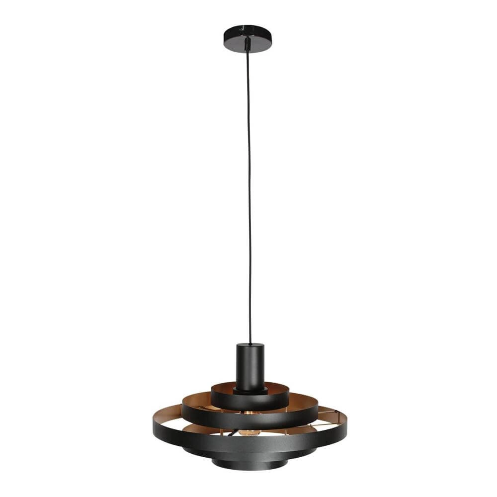 Design-Pendelleuchte Halo Cirque schwarz Ø 50cm Steinhauer 8712746178333
