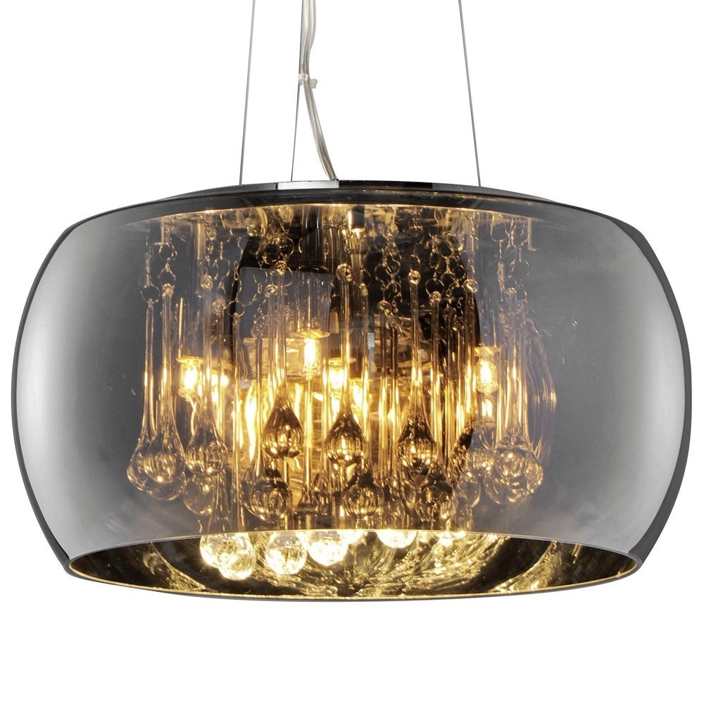 Pendelleuchte Vapore 5 Leichtwerte 40 cm Rauch Trio 4017807367768