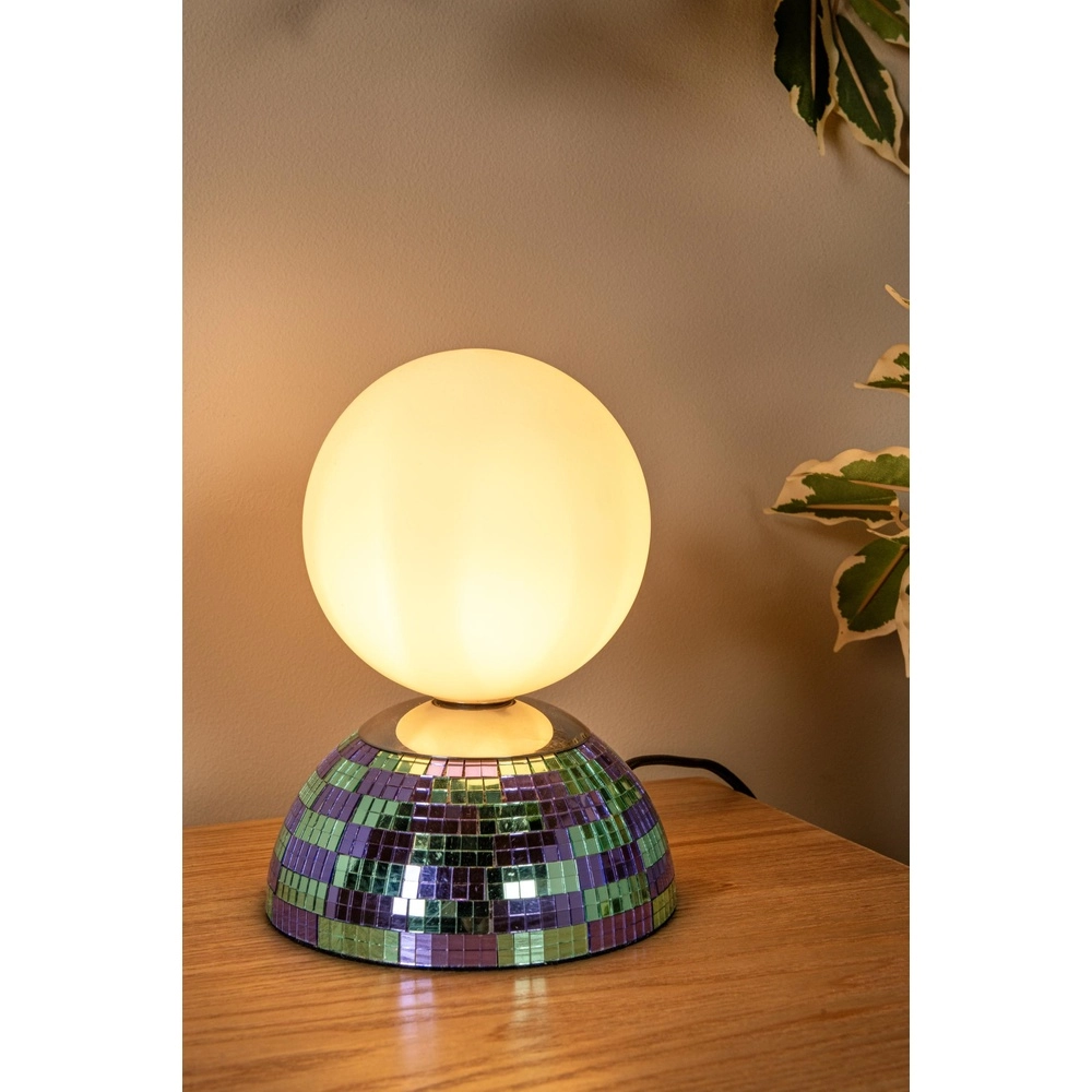 Tischlampe Glitzer Blau Lucide 5411212106520