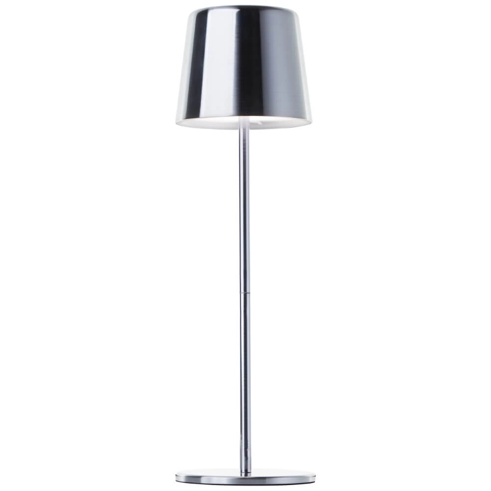 Wiederaufladbare Tischlampe Xaana Nickel Brilliant 4004353441462