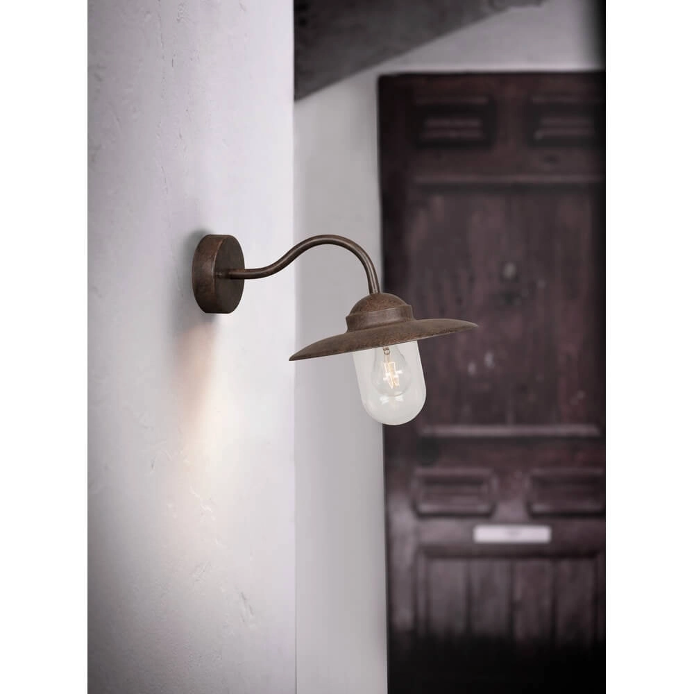 Klassische Wandleuchte Luxembourg Rostbraun Nordlux 5701581233171