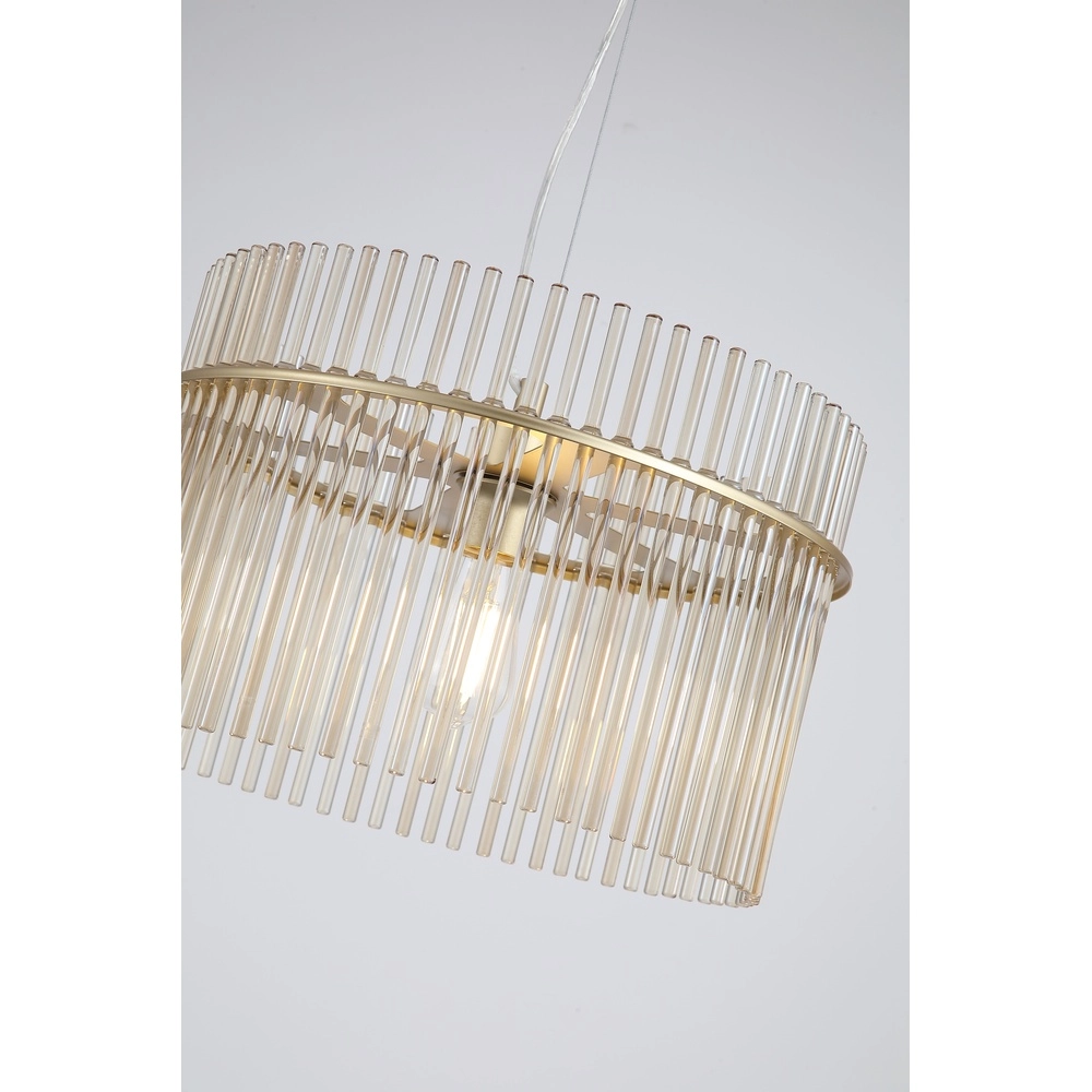 Pendelleuchte Swizzle Ø 40cm gold Searchlight 5053423305608