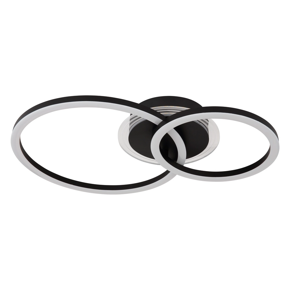 Schwarze Deckenlampe Loretta Konstruktion Globo 9007371481293