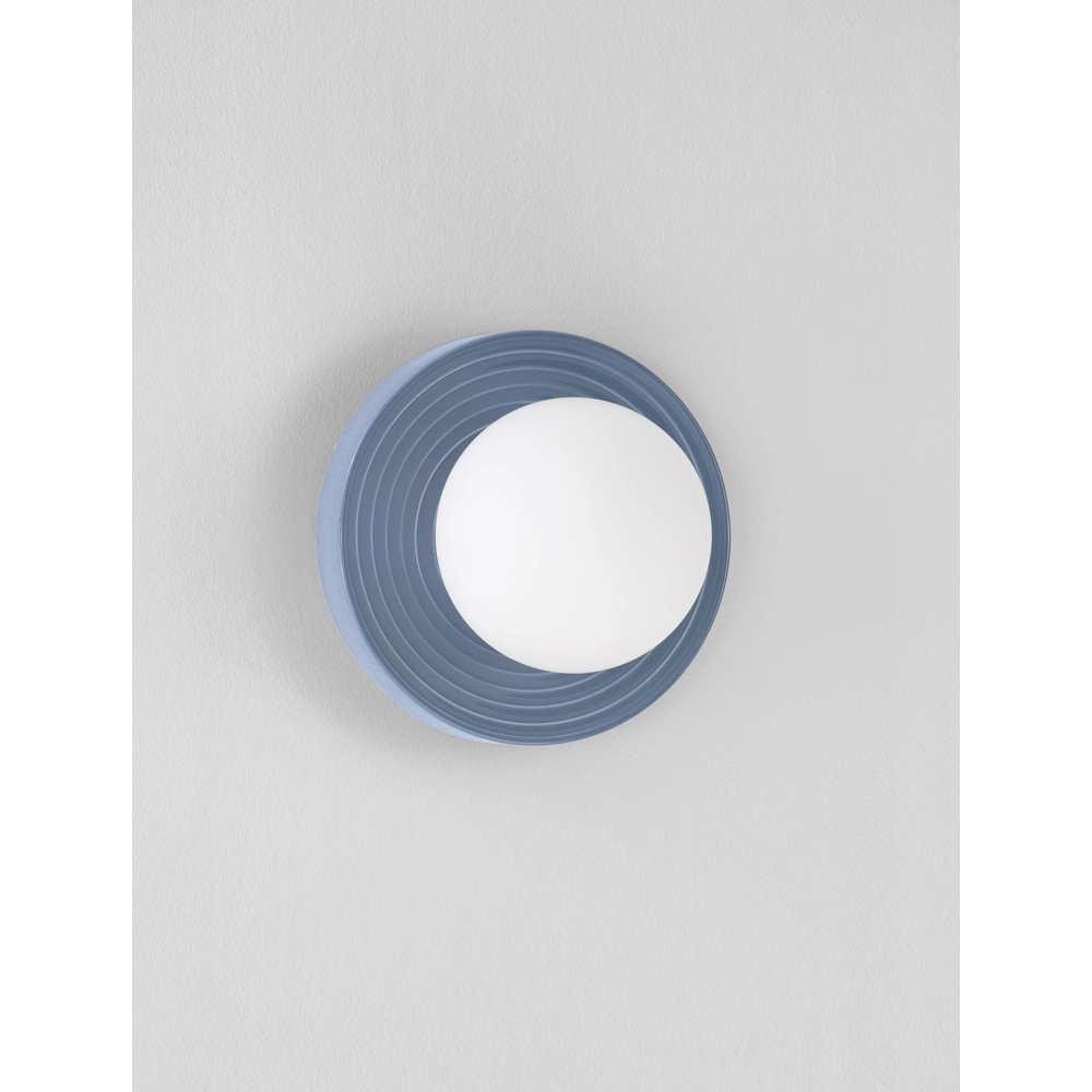 Wandleuchte Orbique hellblau Ø 22cm Lyora 5212017483867