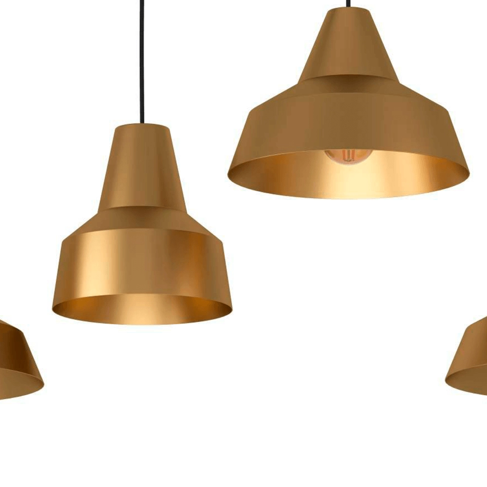 Goldene Hängelampe Savarna mit 6 Farbtönen Stars of Light 9008606220885