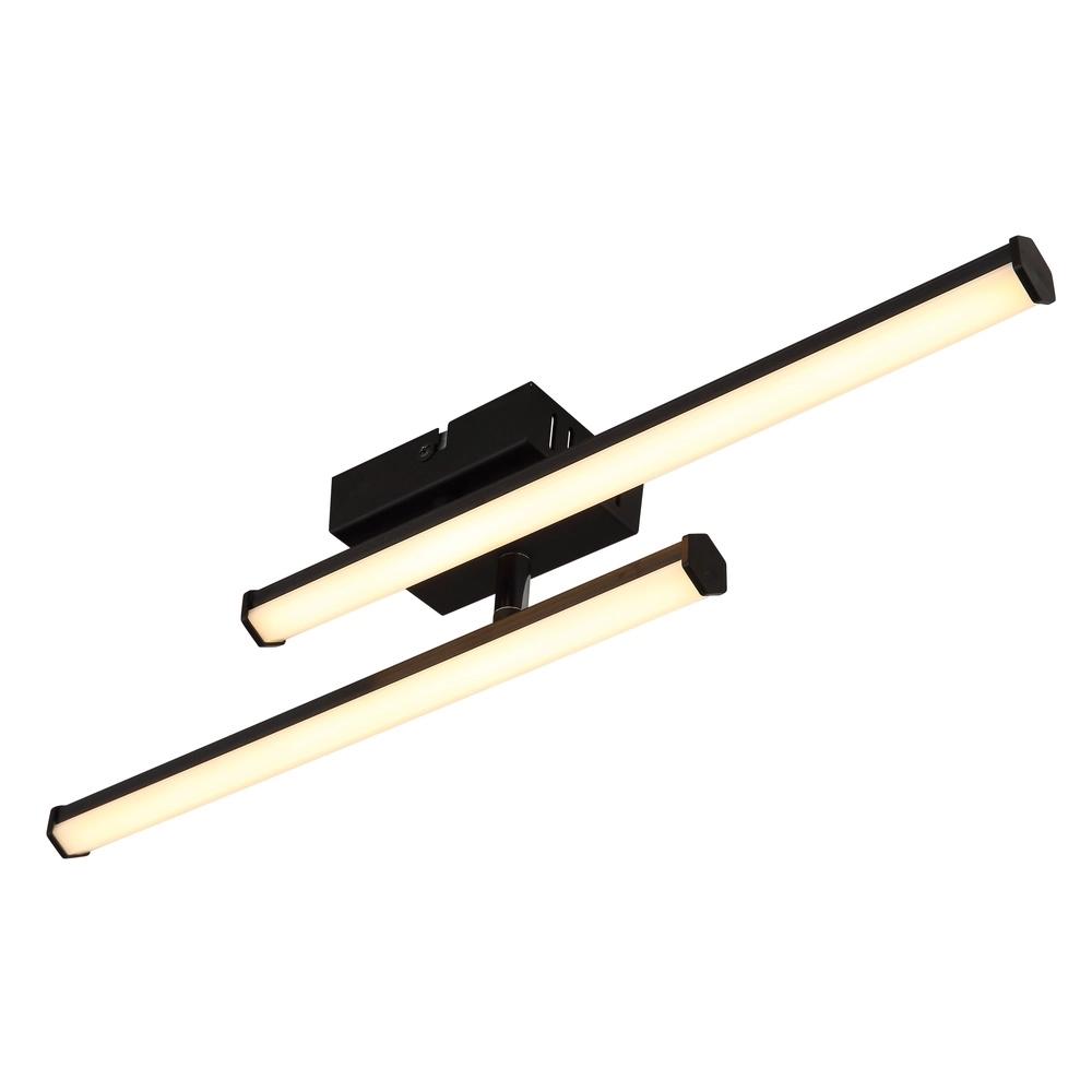 Moderne Deckenlampe Kirina 50 cm schwarz