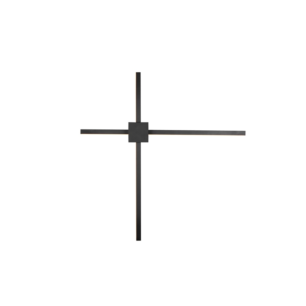 Moderne Wandlampe Cassino Schwarz 67,5 cm Trio 4017807683202