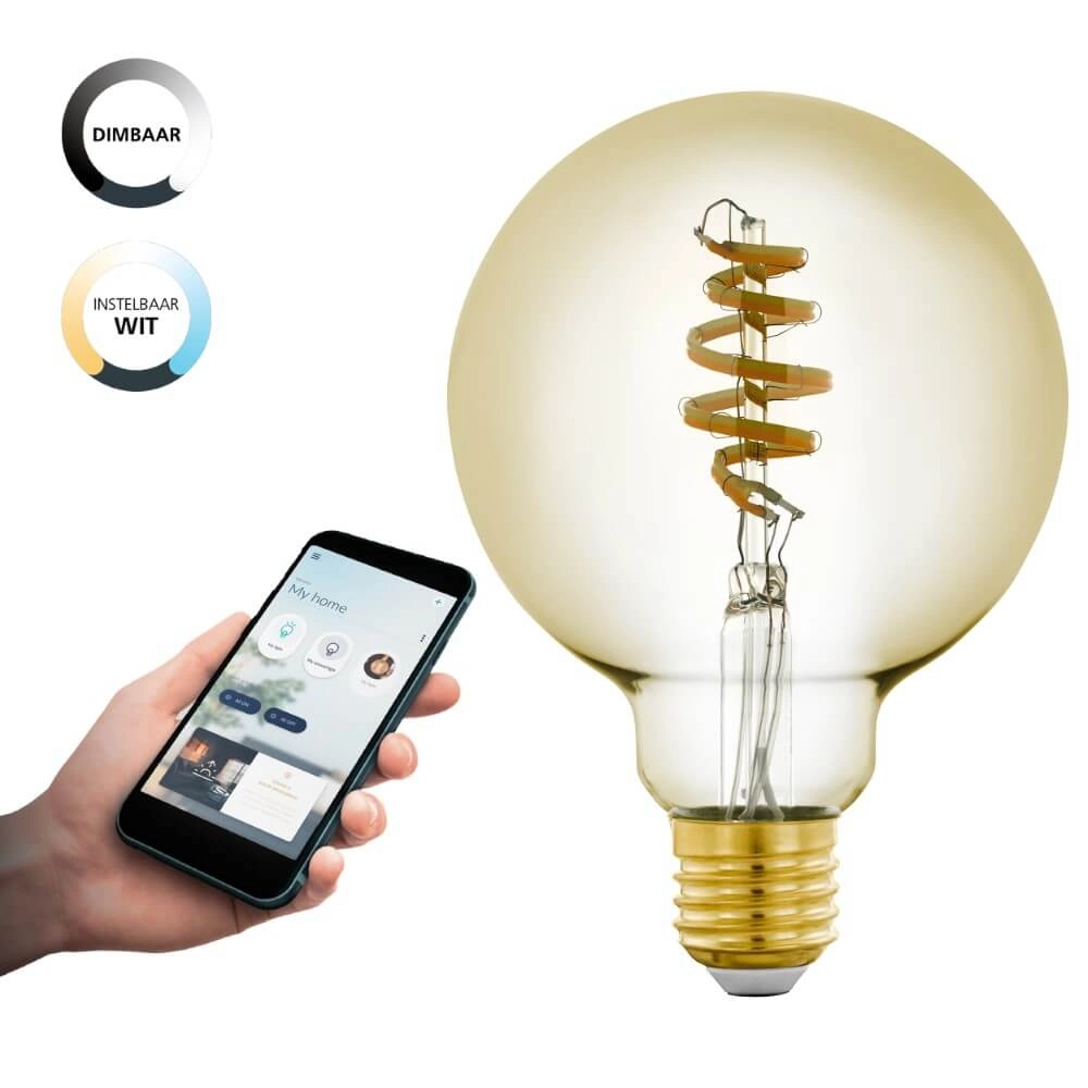 LED-Lampe Zigbee - E27 - 4.9 watt - 2200-6500K - G95 Eglo 9002759122447
