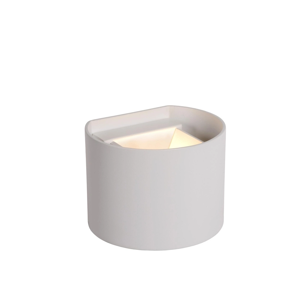 Abgerundeter Wandfleck Xio 2700K weiß Lucide 5411212091918