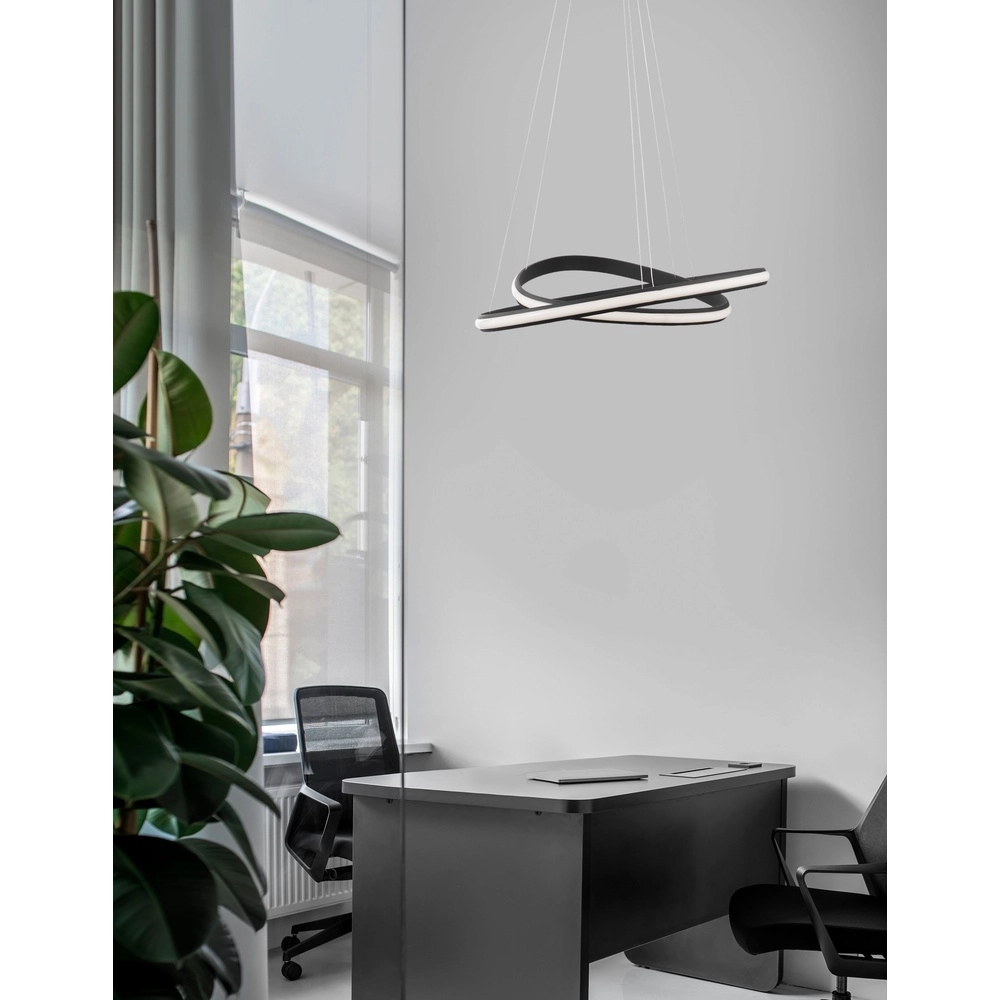 Design-Pendelleuchte Aries schwarz Ø 59cm Lyora 5212017419835