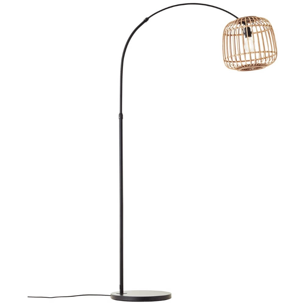 Rattan-Bogenlampe Nikka 171cm Brilliant 4004353402272