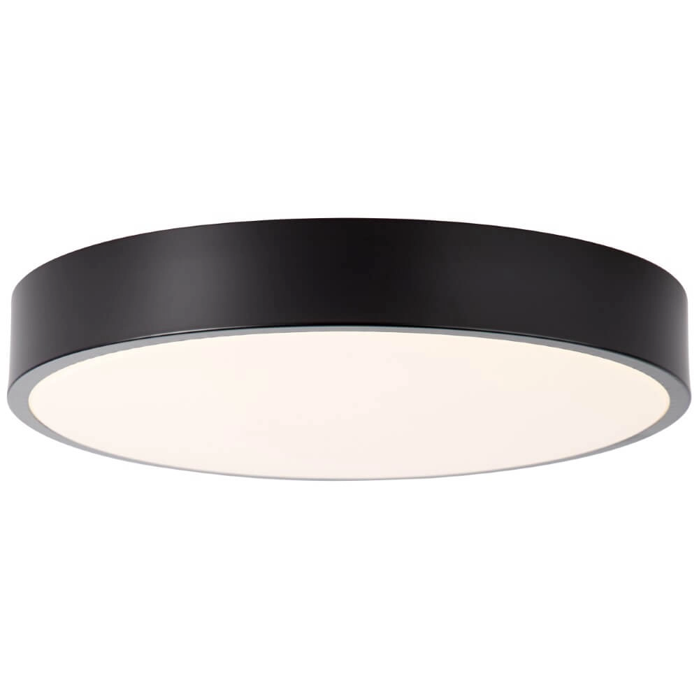 Designer-Deckenleuchte Slimline schwarz Ø 33cm