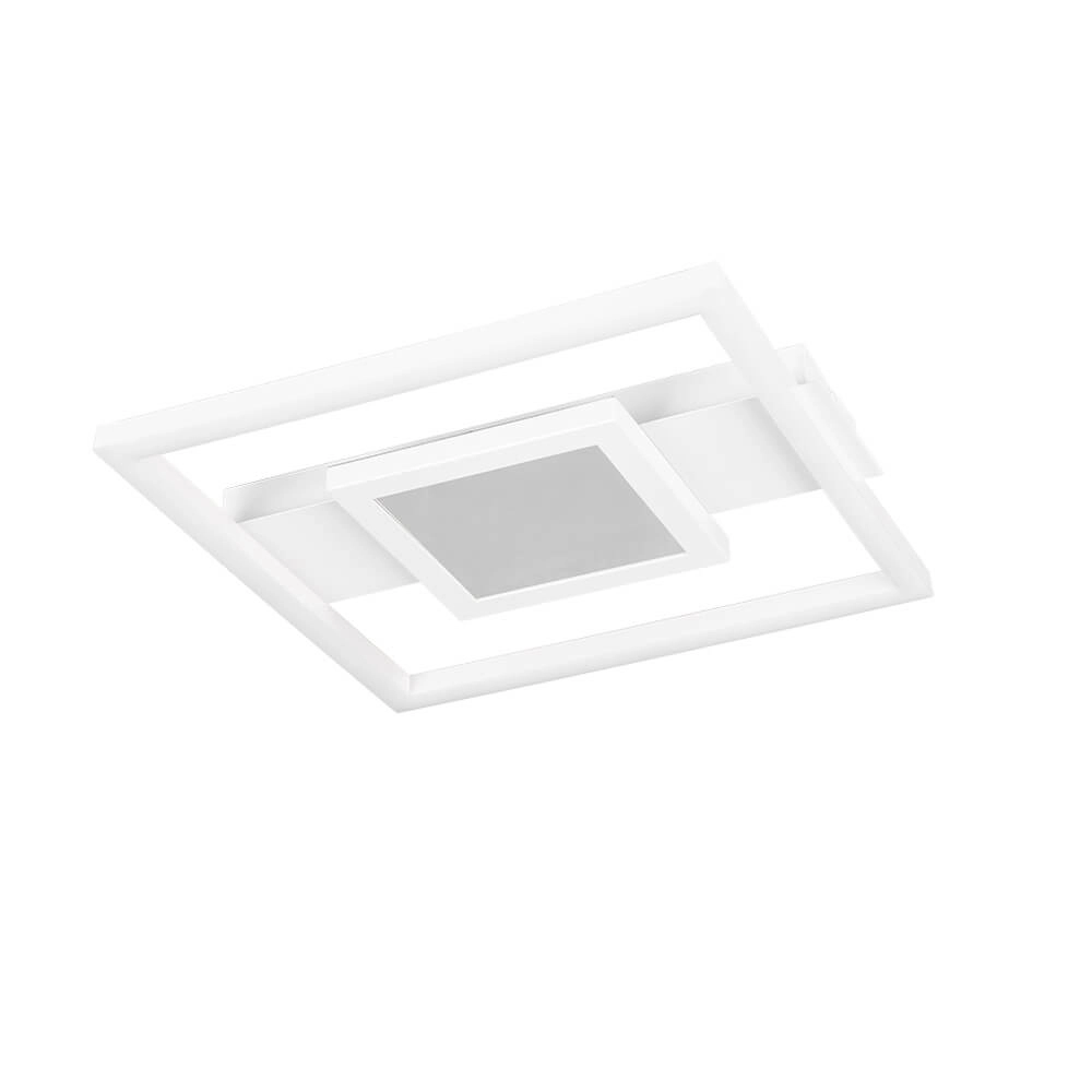 Design-Deckenleuchte Wheeler weißes Quadrat Trio 4017807640571