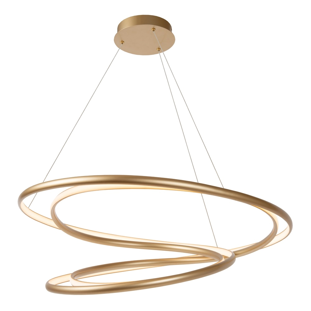 Design-Pendellampe Sardana Ø 80 cm golden Premium by Lucide 5411212520890