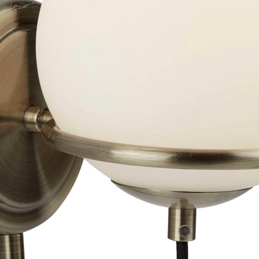 Wandlampe Sphere mit Glaskugel Searchlight 5053423097893