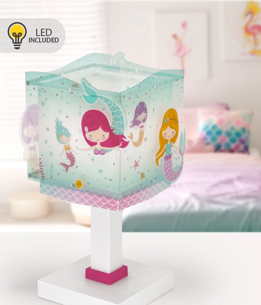 Tischlampe Mermaids türkis Dalber 8420406002491