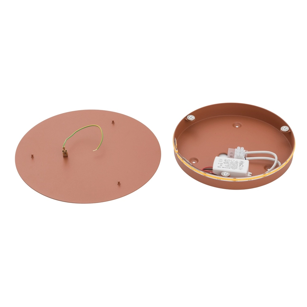 Design-Wandlampe Ring Terrakotta Ø 25 cm Lyora 5903139126588