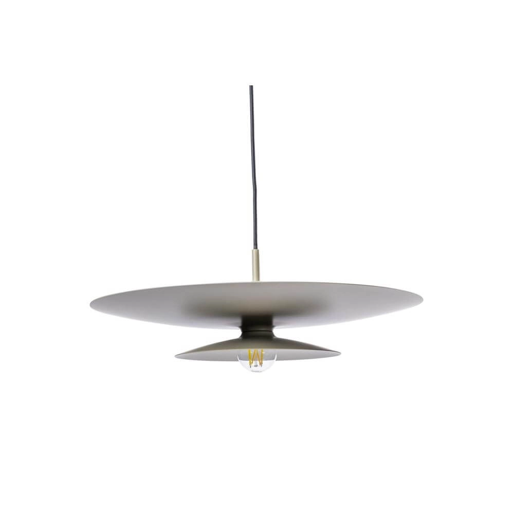 Pendelleuchte Linares Regenschirm khaki Ø 50cm Artdelight 8720701101685