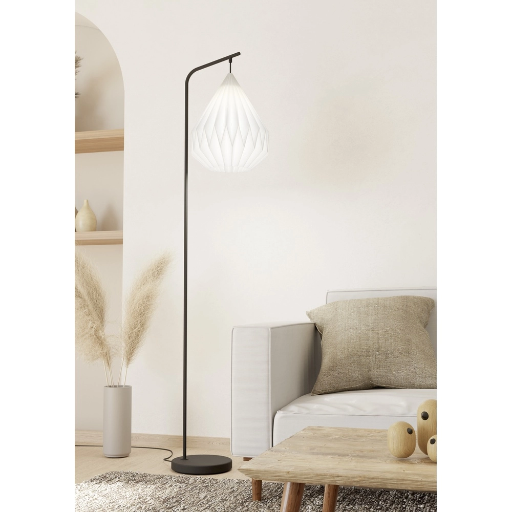 Stehlampe Minting mit weißer Kapuze Eglo 9002759438951