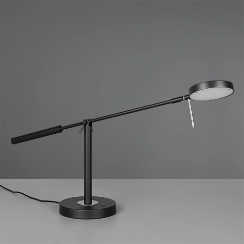 Schreibtischlampe Monza Schwarz Trio 4017807693256