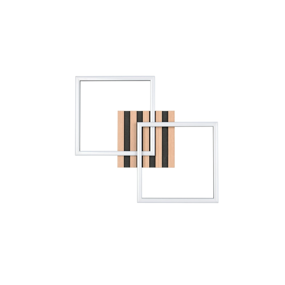 Moderne Deckenlampe Zaro Schwarz 59,5 cm Trio 4017807685961