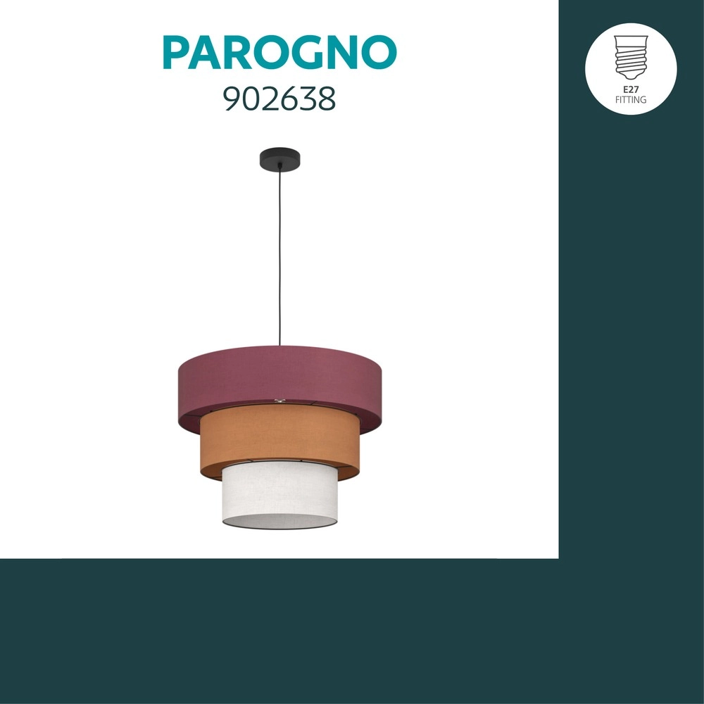 Farbige Pendellampe Parogno Ø 50cm