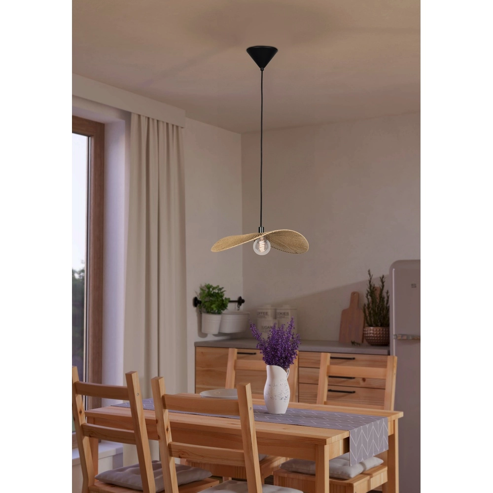 Rattan-Pendellampe Siruela 56cm - 1x E27 Eglo 9002759319915