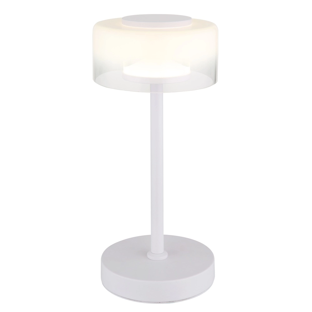 Design-Tischlampe Belinda Weiß