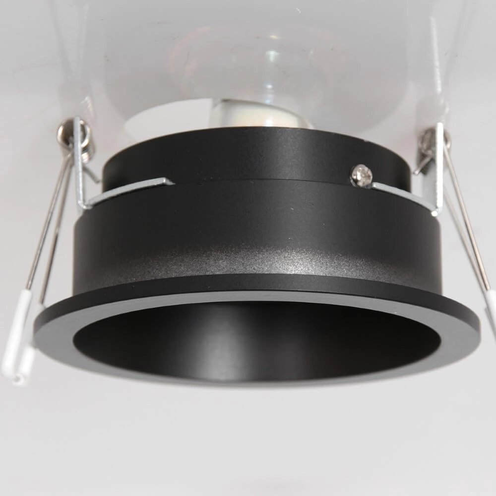 Schwarzer Einbaustrahler Pelite spot Ø 10cm Steinhauer 8712746152685