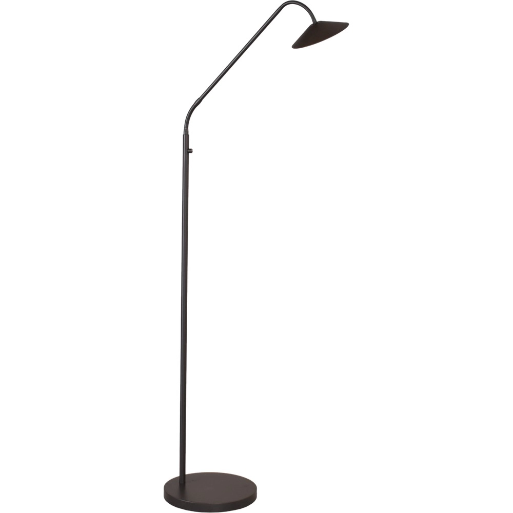 Bodenleselampe Ceppo Schwarz