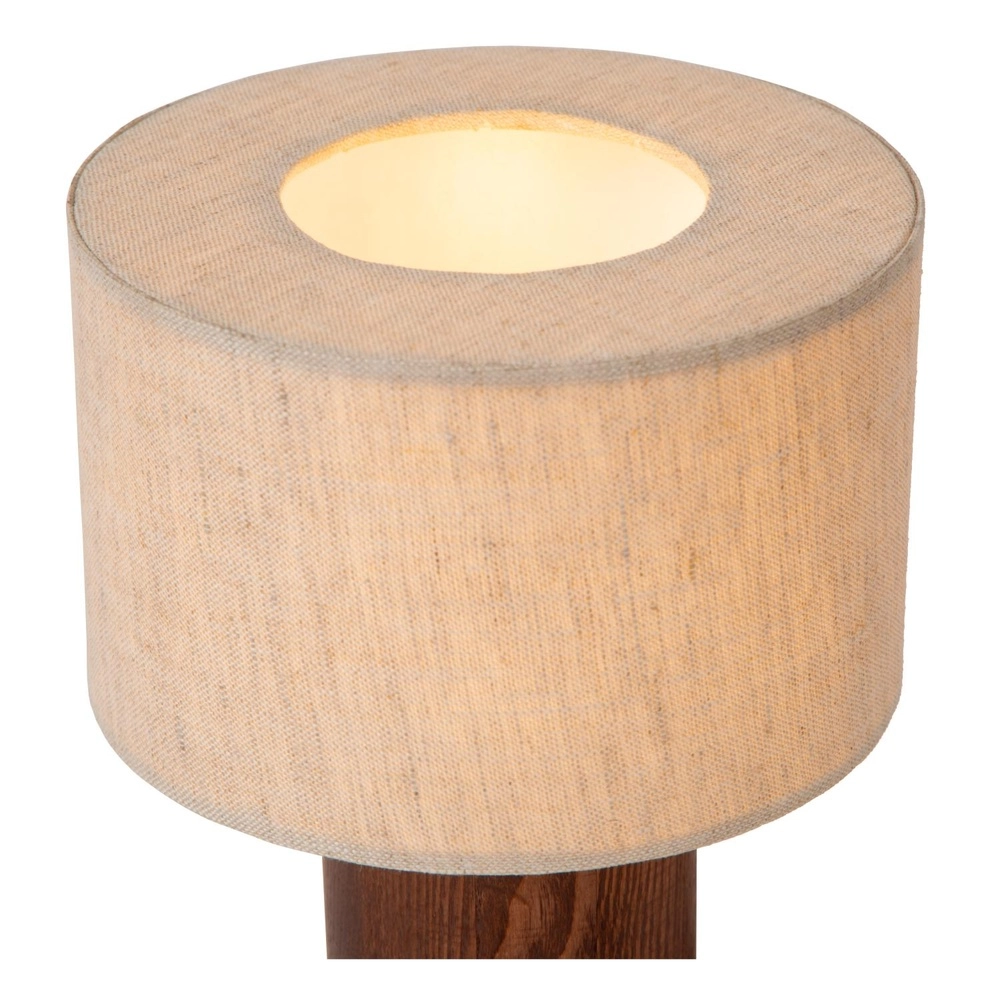 Tischlampe Tachina Holz E14 Lucide 5411212061508