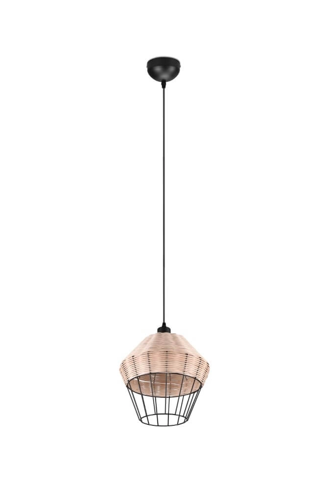Hängelampe Borka Rattan