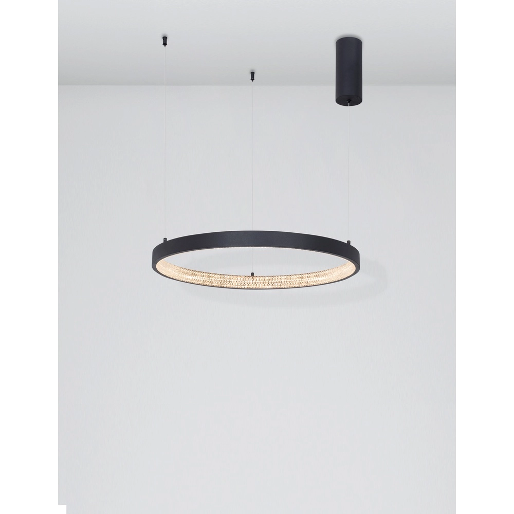 Pendelleuchte Preston schwarz Ø 60cm Lyora 5212017429179
