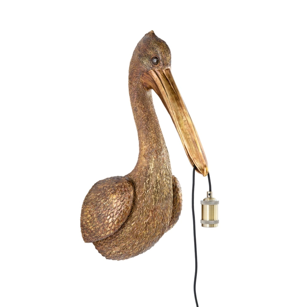 Wandlampe Pelican Bronze