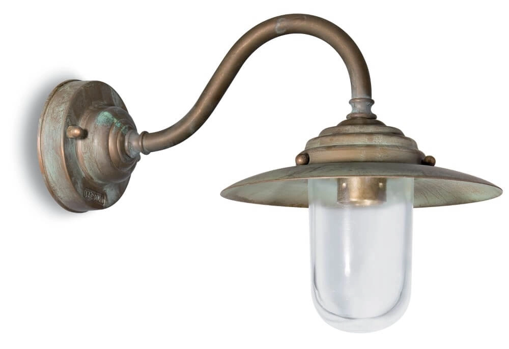 Wandleuchte aus Messing Chalet L