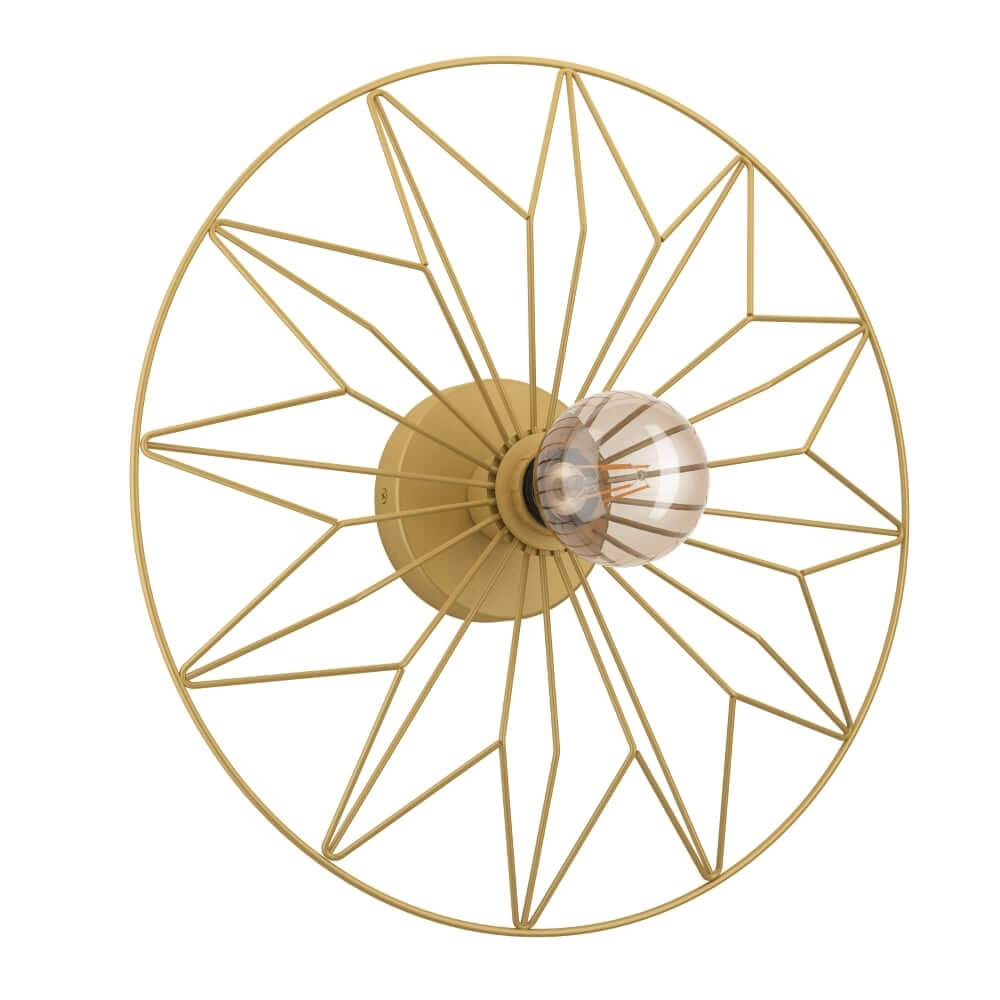 Goldene Deckenlampe Castanuelo